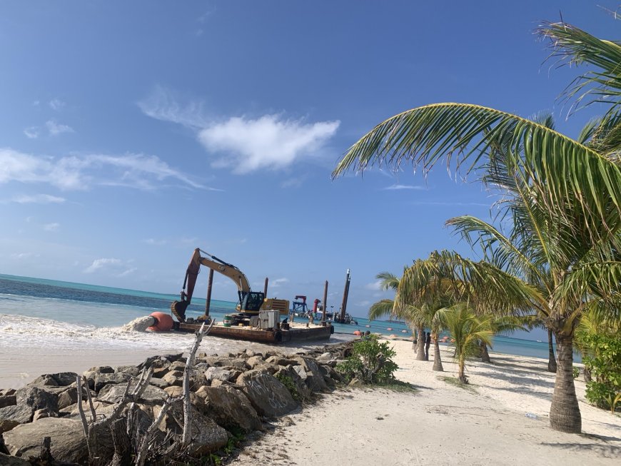 މިއަދު ތުޅާދޫގެ ބިން ހިއްކަން ފަށައި މިއަދު މަސައްކަތް ނިނމާލި އިރު