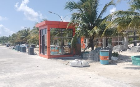 ތުޅާދޫ ބަދަރުގައި އަޅާ ތެޔޮ ފިހާރާ މިހާރު ނިމުމަކަށް އަންނަނީ